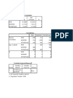 Regression: Descriptive Statistics