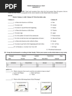 Third Grading Periodical Test in Mapeh 6 2017-2018 Deped