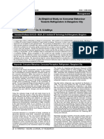 An Empirical Study On Consumer Behaviour Towards Refrigerators in Bangalore City - January - 2013 - 1469176598 - 2001036