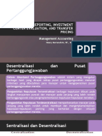 Materi 4 - Segmented Reporting, Investment Center Evaluation, and Transfer Pricing