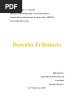 Derecho Tributario