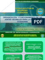 Organizacion y Funcionamiento de Juntas Vecinales