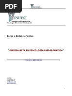 Ipsi - Especialista en Psicologia Psicosomatica - Tema Vii - Alexitimia