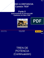 Curso A Distancia Camión 793F Parte 5: Entrenamiento de Servicio NPI Camiones de Obra 793F