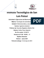 Instituto Tecnológico de San Luis Potosí: Actividad 4. Ejercicios de Electroneumática