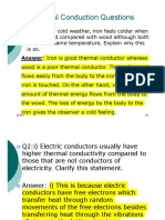 Answer For Thermal Conduction