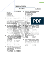 Lakshya (Neet) Solution