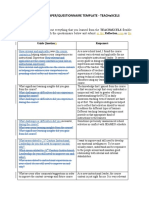 Reflection Paper/Questionnaire Template - Teachexcels