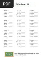 Lembaran Kerja Sifir Darab 12 ws4