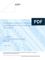 An Alternative Approach For Mergers and Acquistions Accounting and Its Use For Predicting Acquirers