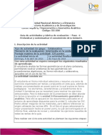 Guía de Actividades y Rúbrica de Evaluación - Unidad 3 - Paso 4 - Profundizar y Contextualizar El Conocimiento de La Unidad 3