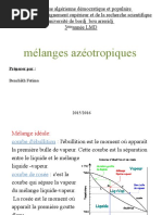 Melange Azeotropique Operation Unitaire