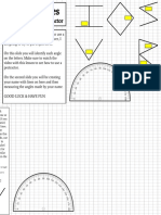 Protractor Letter Angles