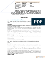 Arquitectura: "Mejoramiento Y Ampliación Del Servicio de Educación de