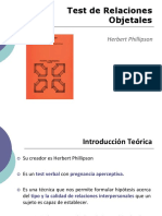 Test de Relaciones Objetales - Herbert Phillipson