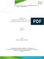 Fase 1 - Ciclo Hidrológico, Geología y Geomorfología de Las Aguas Subterráneas