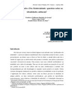 3 Modernidade e Pos-Modernidade Questoes Sobre As Identidades Culturais