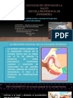 Revision Manual de La Cavidad Uterina