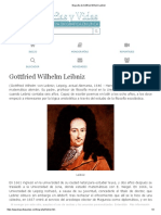 Biografia de Gottfried Wilhelm Leibniz