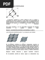 Estructuras Cristalinas