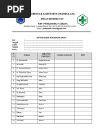 Daftar Hadir Komitmen Bersama