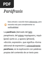 Parafrasear