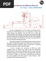 Optimized Sponge Iron Making Process