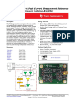 Shunt-Based, 200-A Peak Current Measurement Reference Design Using Reinforced Isolation Amplifier