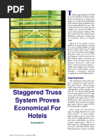 Staggered Truss System Proves Economical For Hotels: B Byy A Aiin Nee B Brraazziill,, P P..EE.