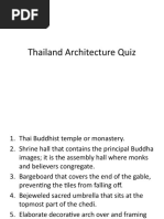 Thailand Architecture Quiz