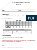 Evaluación de Atención Sostenida y Selectiva