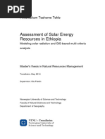 Fikremariam Teshome Tekle SOLAR ASSESMENT ETHIOPIA