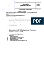 A8 Trabalho Recuperação AEPROSA