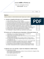 Ficha de Verificacao Da Leitura O Que Os Olhos Veem