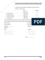 Certificate: Design and Simulation of Distribution Transformer Parameter Monitoring System