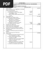 Annexure Ii Income Tax Calculation For The Financial Year 2020-2021 Name: Jeevana Jyothi. B Designation: Junior Lecturer in Zoology