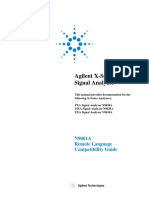 Agilent X-Series Signal Analyzer: N9061A Remote Language Compatibility Guide