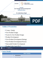Product Design and Development: Lesson 01