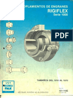 Acoplamientos de Engranes Rigiflex Serie 1000