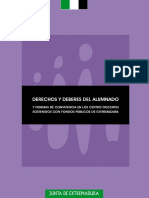 Normativa Derechos y Deberes de Los Alumnos + Normas de Convivencia en Centros Docentes Públicos y Concertados