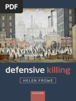 Helen Frowe - Defensive Killing - An Essay On War and Self-Defence-Oxford University Press (2014)