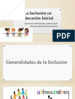 La Inclusión en Educación Inicial