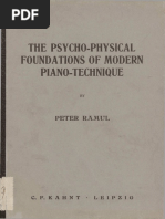 Ramul Peter The Psychophysical Foundations of Modern Pianote