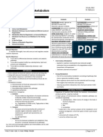 Biochemistry: Introduction To Metabolism
