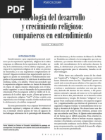 Y Crecimiento Religioso: Compañeros en Entendimiento: Psicología Del Desarrollo