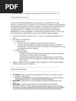 Contexto de La Pandemia Asociada Al Contagio Por Covid