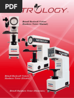 Brinell Rockwell Vickers Hardness Tester (Electric)