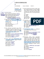 Soal TKA Sosiologi & Pembahasan