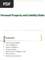 Personal Property and Liability Risks