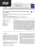 Measurements of Geometry of A Boiler Drum by Time-Of-Flight Laser Scanning